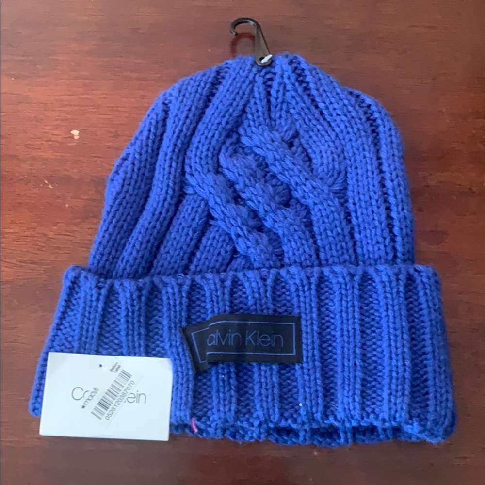 Royal Blue Calvin Klein beanie
